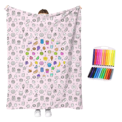 ColorDoodle™ - DIY Coloring Blanket 60x40"