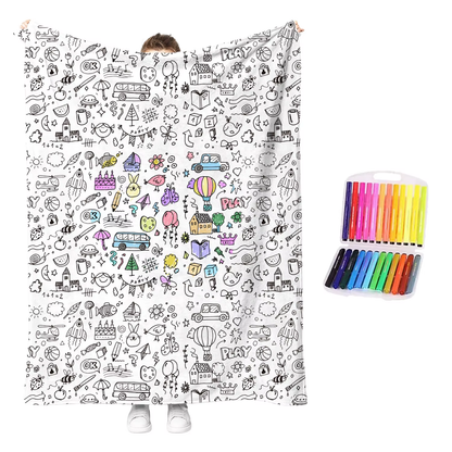 ColorDoodle™ - DIY Coloring Blanket 60x40"